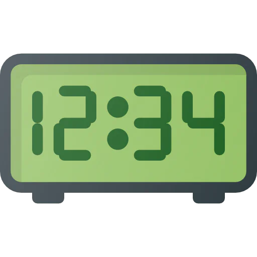 Digital clock Ikona