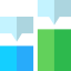 Bar chart icon 64x64