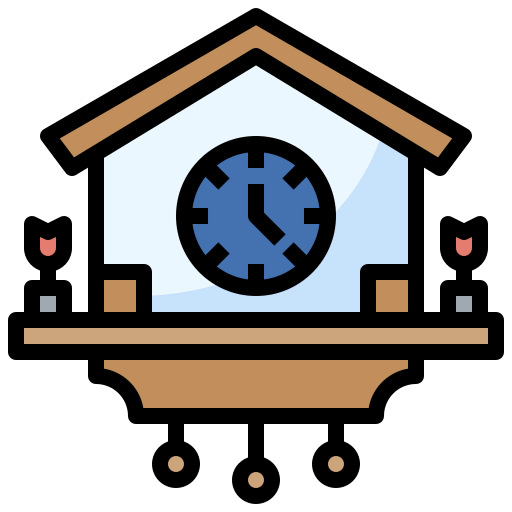 Cuckoo clock icon