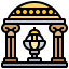 Greek pillars ícono 64x64