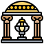 Greek pillars icon 64x64