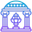 Greek pillars ícono 64x64