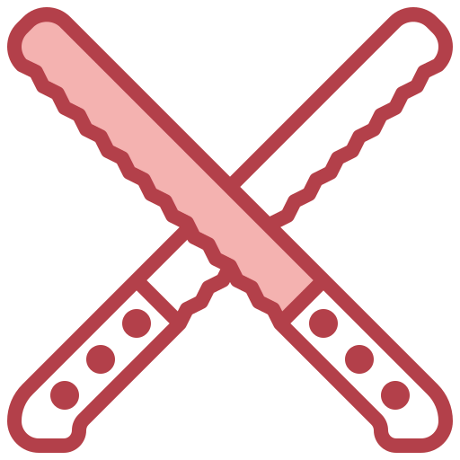 Bread knife icon