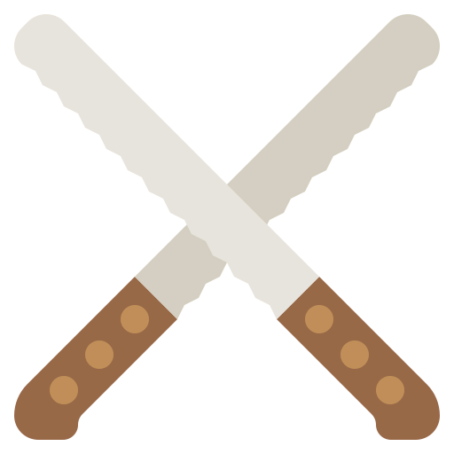 Bread knife icon