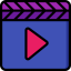Clapperboard icon 64x64
