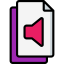 Audio file icon 64x64