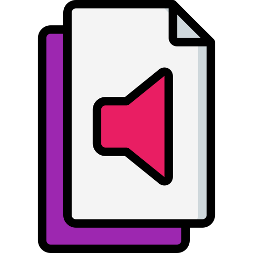 Audio file ícone