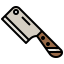Cleaver knife icon 64x64