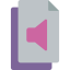 Audio file icon 64x64