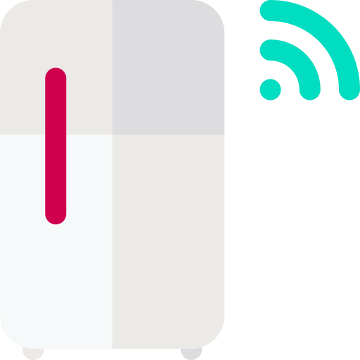 Smart refrigerator ícono