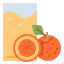 Orange juice icon 64x64
