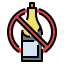 No alcohol biểu tượng 64x64