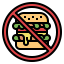 No fast food icon 64x64