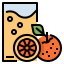 Orange juice icon 64x64