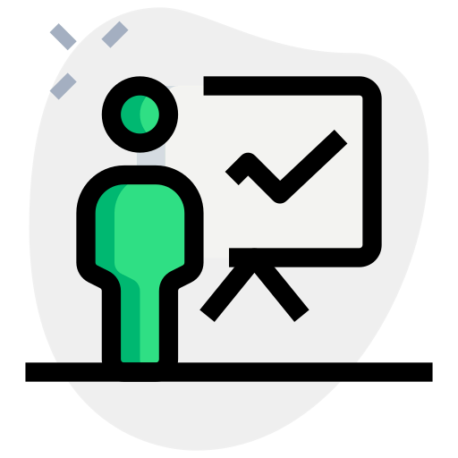 Line graph icon