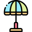 Sun umbrella icon 64x64