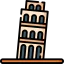 Leaning tower of pisa icon 64x64