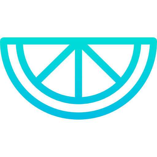 Lemon slice icon
