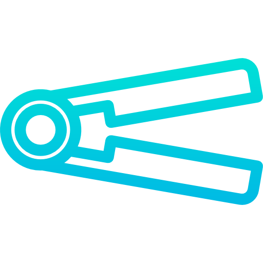 Hair straightener ícono