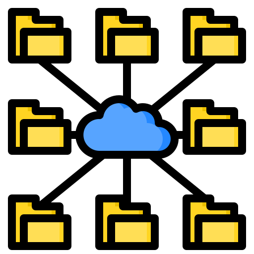 Cloud storage Ikona