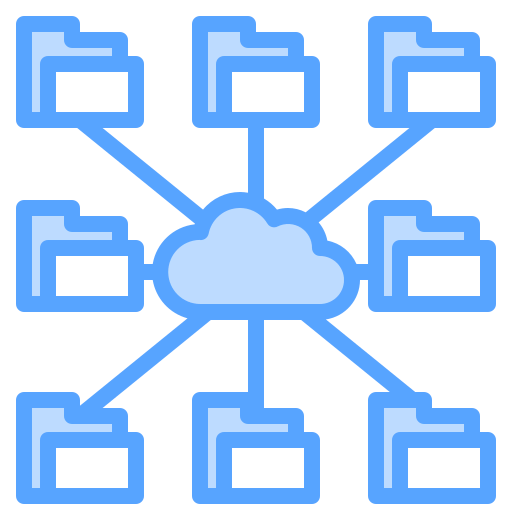 Cloud storage icon