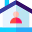 Teleworking icon 64x64
