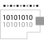 Binary code icon 64x64