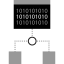 Binary code icon 64x64