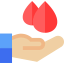 Blood donation icon 64x64