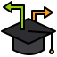 Graduation cap Ikona 64x64