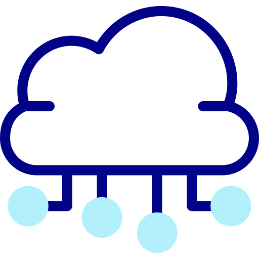 Cloud computing icon