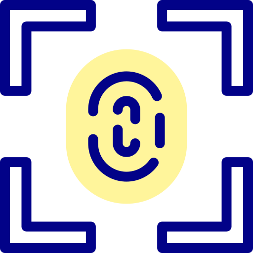Fingerprint scanner icon