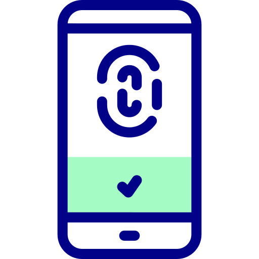 Fingerprint scanner icon