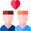 Same sex marriage icon 64x64