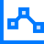 Line chart icon 64x64