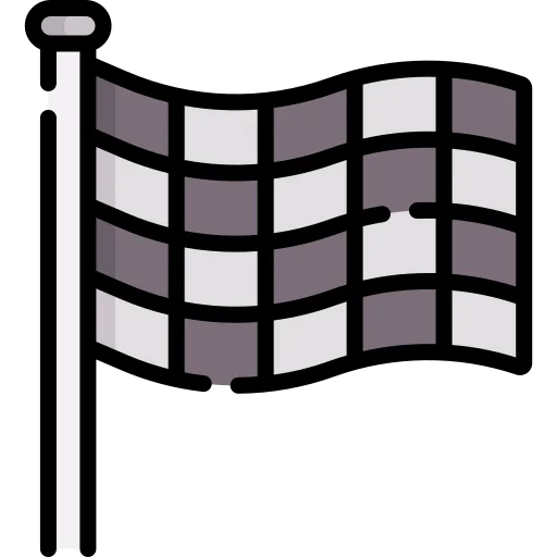 Finish flag icon