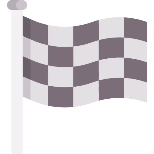 Finish flag icon