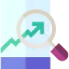 Line chart icon 64x64