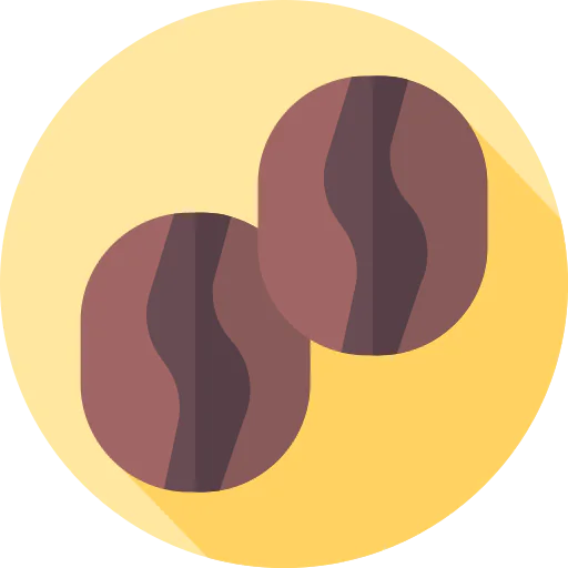 Coffee bean ícono
