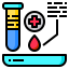 Blood test icon 64x64