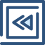 Fast backward アイコン 64x64