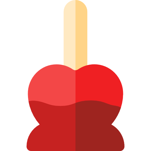 Caramelized apple icon