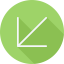 Diagonal arrow icon 64x64