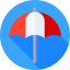 Sun umbrella icon 64x64