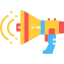 Megaphone Ikona 64x64
