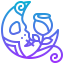 Crescent moon icon 64x64