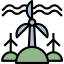 Wind power icon 64x64