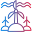 Wind power icon 64x64
