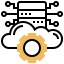 Cloud data icon 64x64