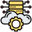 Cloud data icon 64x64